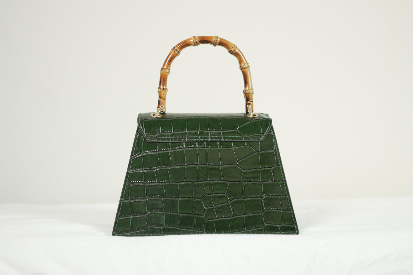 Structured Italian Leather Handbag