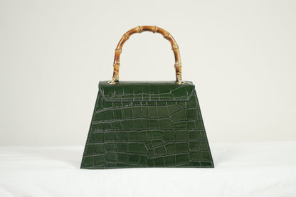 Structured Italian Leather Handbag
