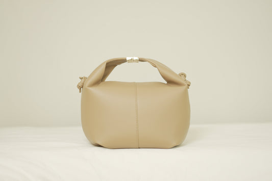 Mini Hobo Handbag - Taupe