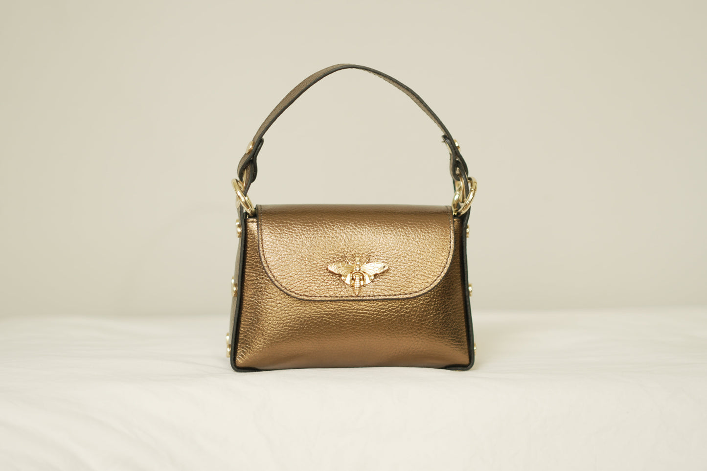 Italian Leather Mini Handbag