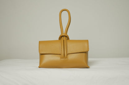 Italian Leather Wristlet Bag